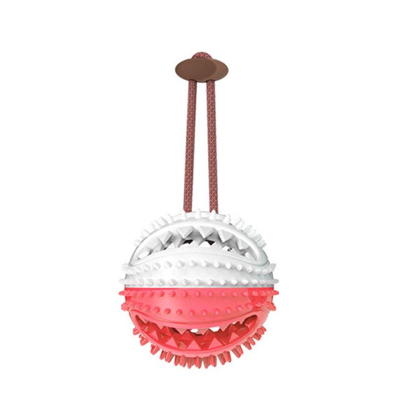 Interactive Dental Tug Toy For Dogs - Suction Cup Ball For Teeth Cleaning And Play