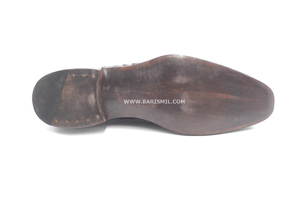 Florence - Black Monk Strap Dress Shoes-2