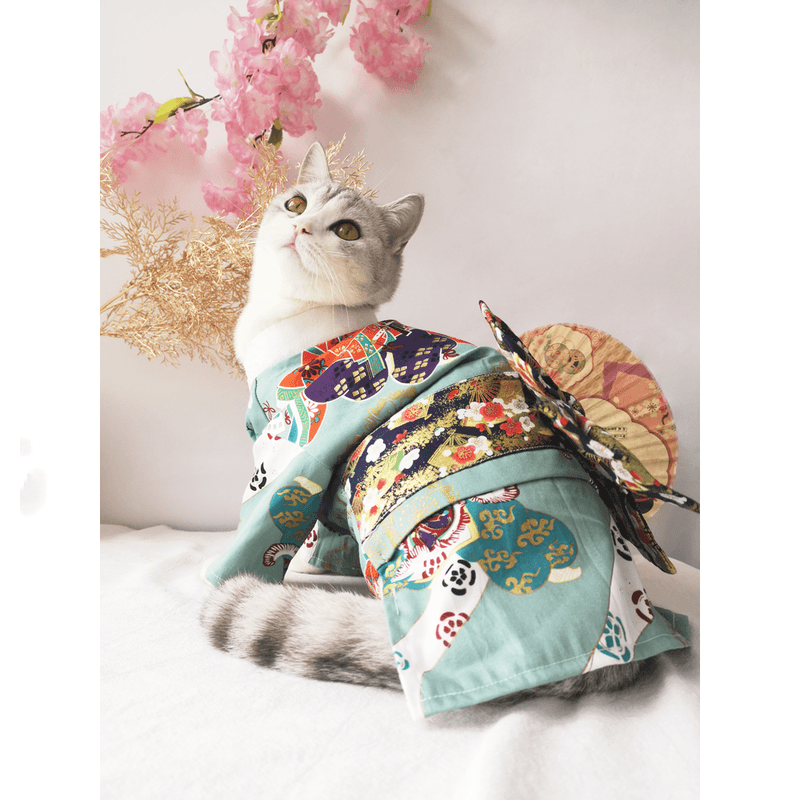 Pet Couture: Cherry Blossom Geisha Small Dog And Cat Clothes-6