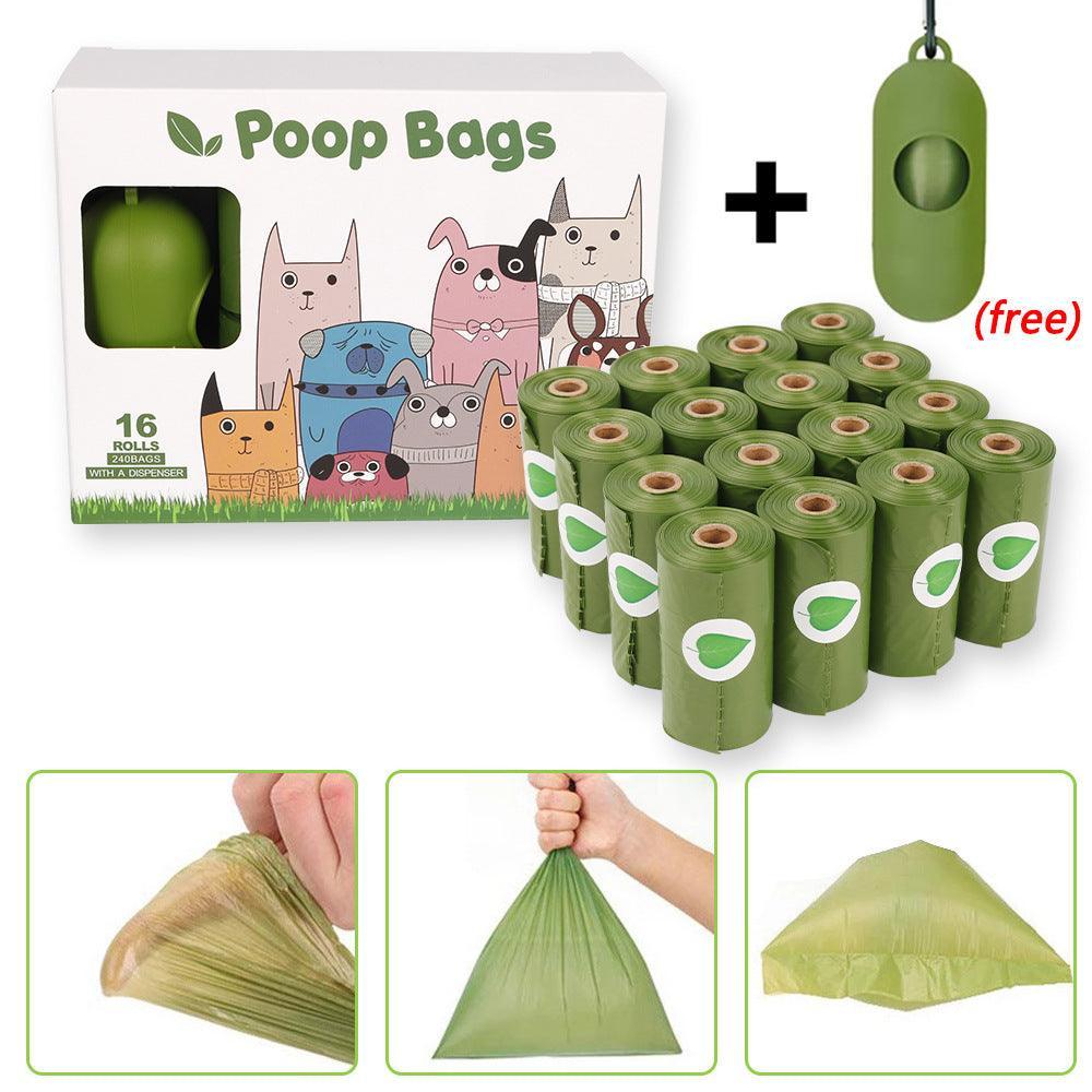 16 Rolls Of Lavender-Scented Poop Picking Bags With Dispenser-5