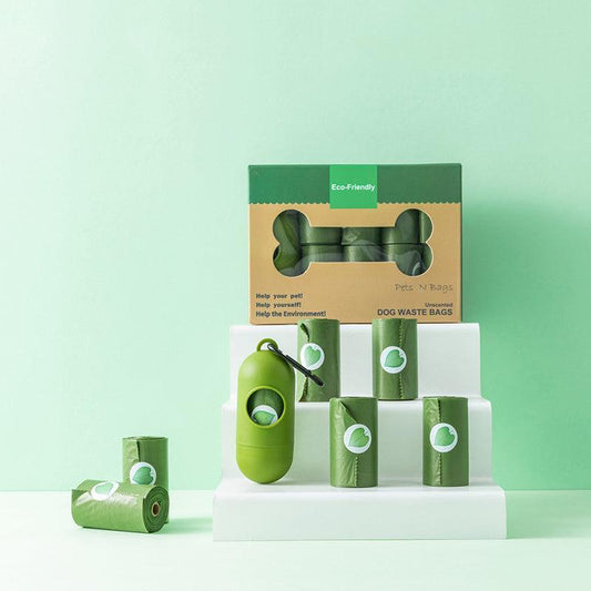 16 Rolls Of Lavender-Scented Poop Picking Bags With Dispenser-0