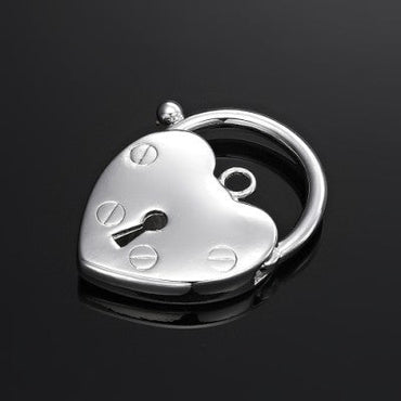 Classic 925 Sterling Silver Plated Plain Heart Locket - LPs-S-1