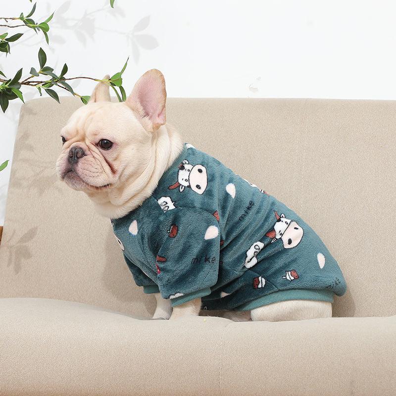 French Plush Pajamas For Fashionable Pets-4
