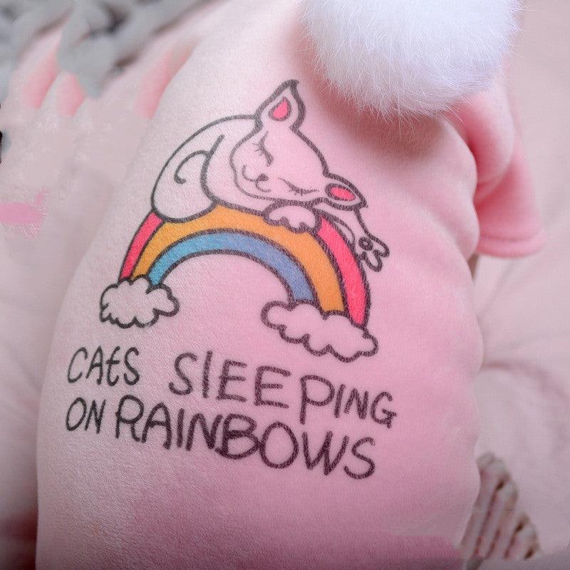 Luxury Arctic Fox Fur Hooded Four-Legged Jacket-4