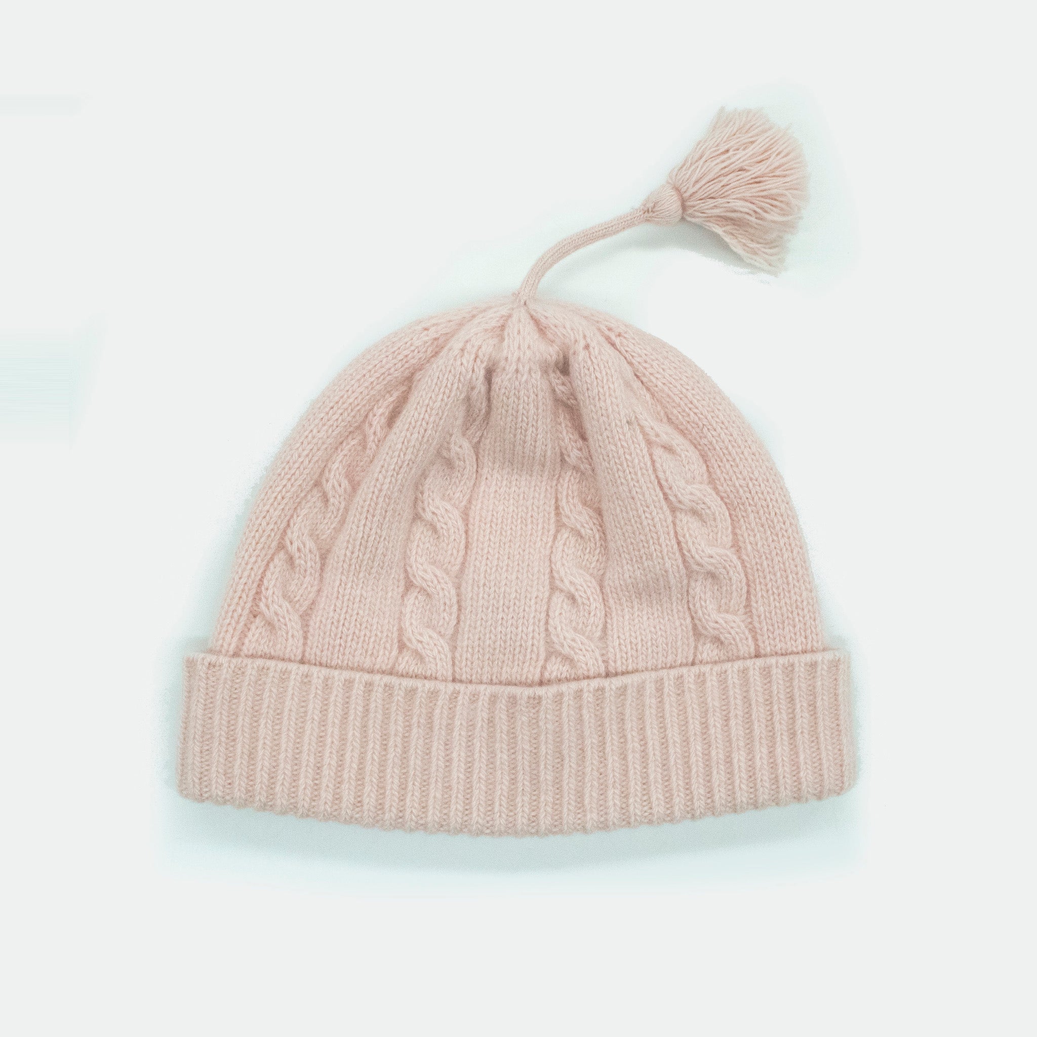 BABY CASHMERE CABLE HAT STITCH-3