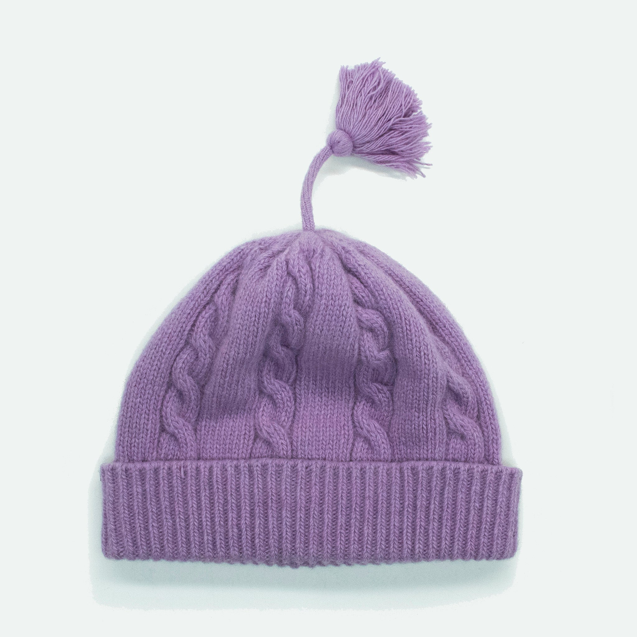 BABY CASHMERE CABLE HAT STITCH-4
