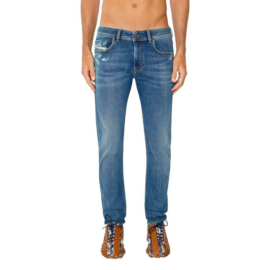 Diesel Blue Cotton Jeans Denim