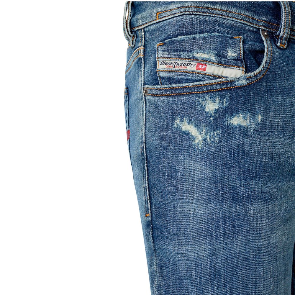 Diesel Blue Cotton Jeans Denim