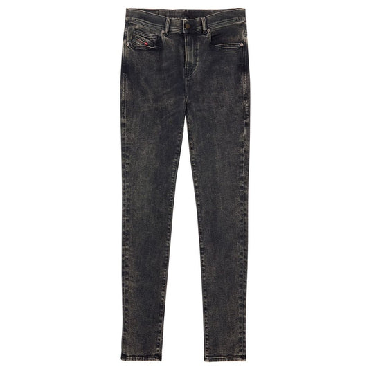 Diesel Black Cotton Jeans Denim
