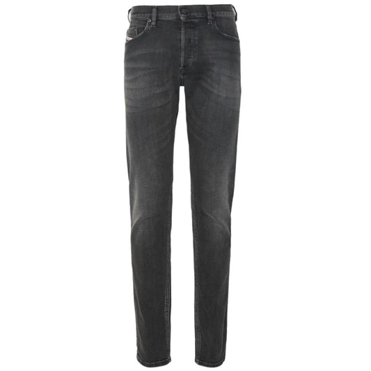 Diesel Black Cotton Jeans Denim