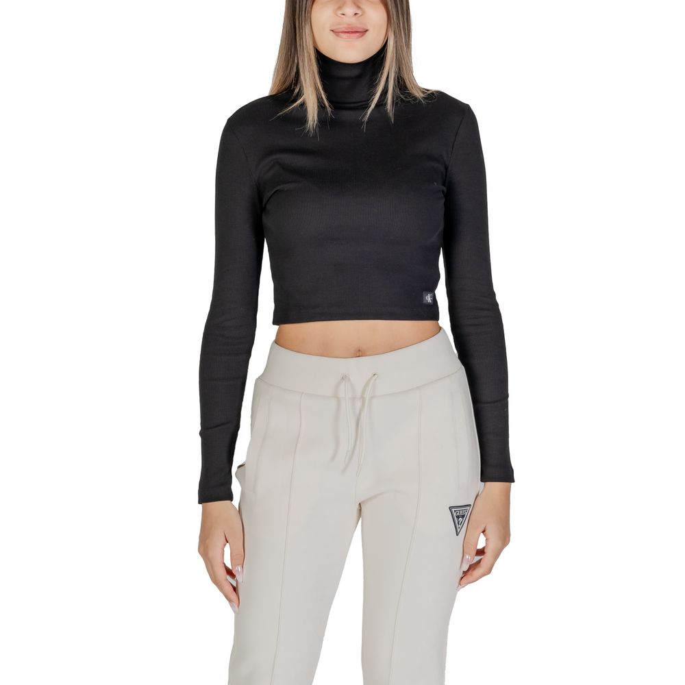 Calvin Klein Jeans Black Cotton Long Sleeve