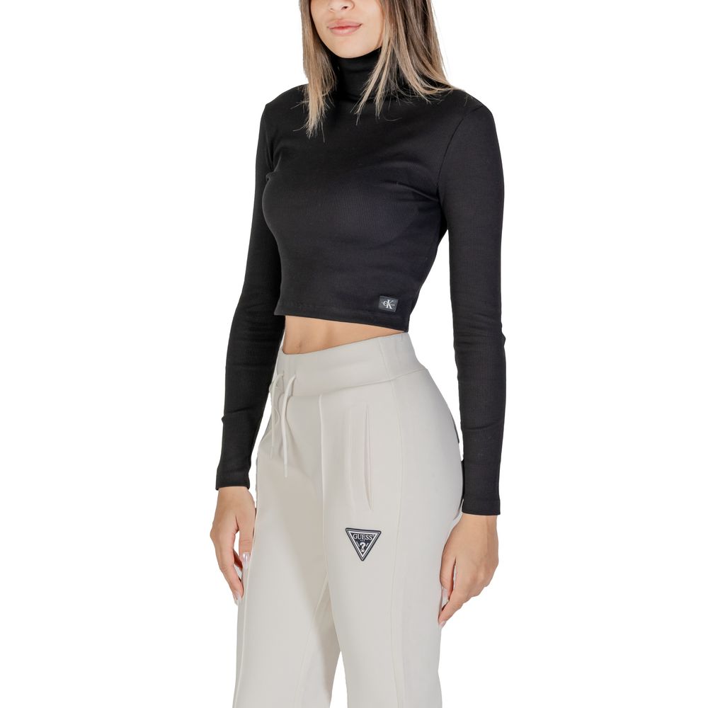 Calvin Klein Jeans Black Cotton Long Sleeve