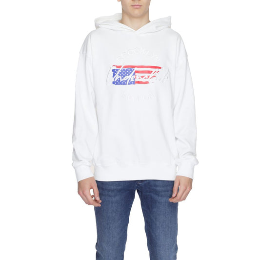 Underclub White Cotton Hoodie