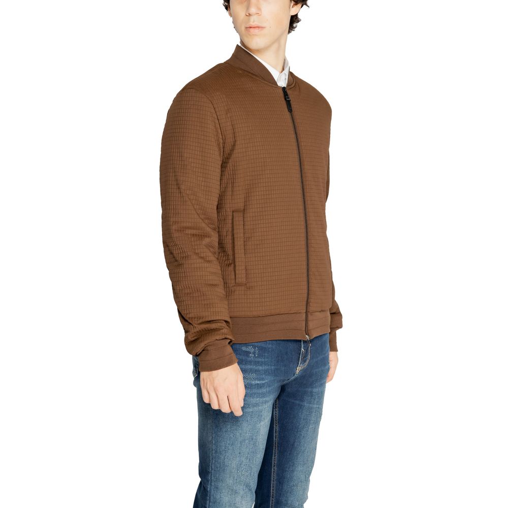 Antony Morato Brown Polyester Jackets & Coat