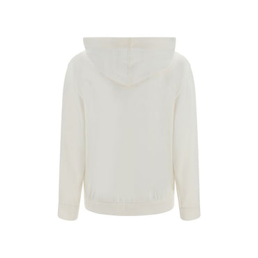 Brunello Cucinelli White Silk Sweatshirt