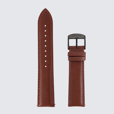 Brown Vegan Leather Strap | 20MM-1