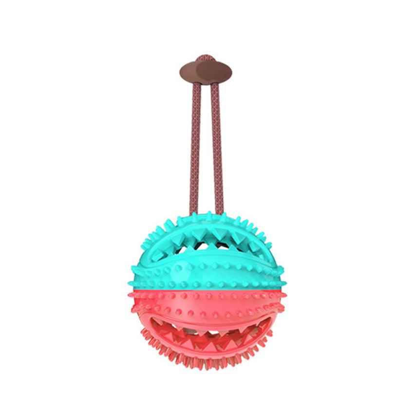 Interactive Dental Tug Toy For Dogs - Suction Cup Ball For Teeth Cleaning And Play