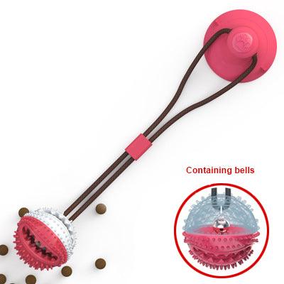 Interactive Dental Tug Toy For Dogs - Suction Cup Ball For Teeth Cleaning And Play
