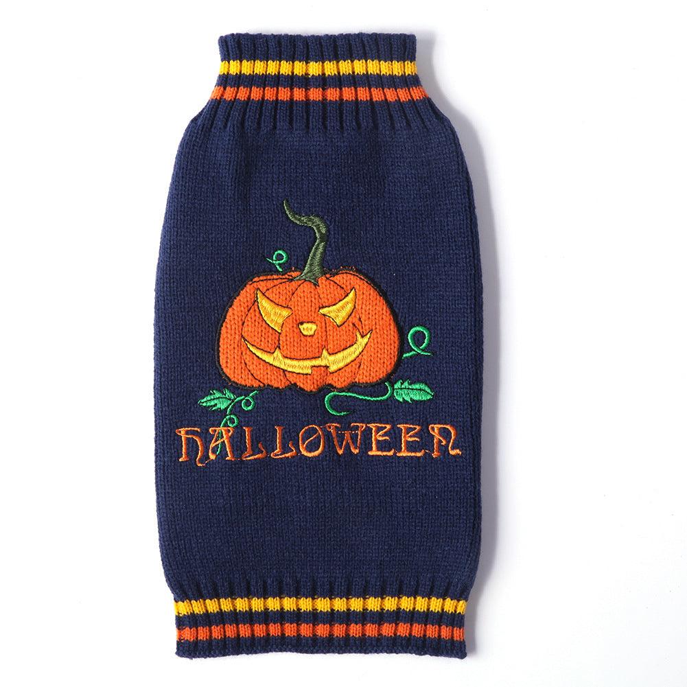 Spooky Pumpkin Pup Sweater