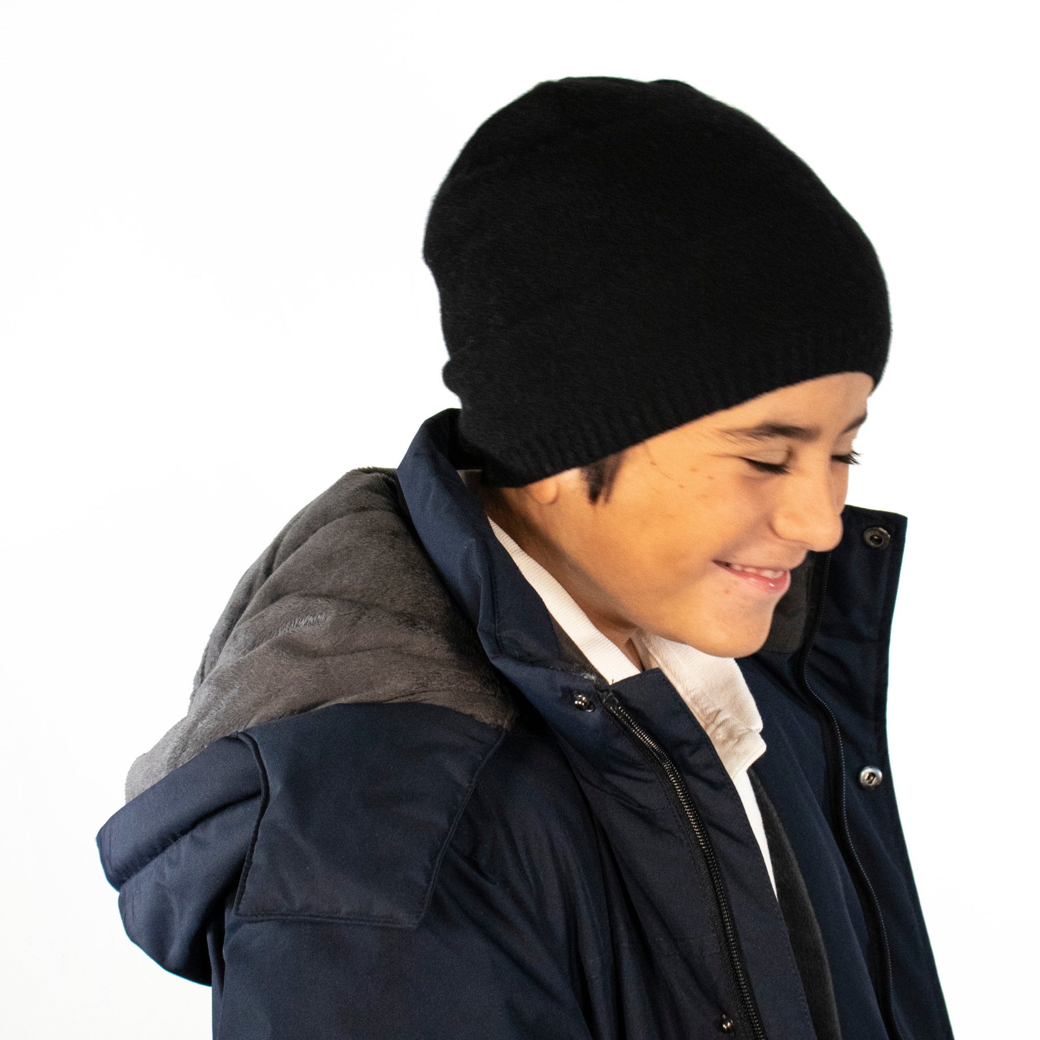 CASHMERE SLOUCHY HAT-5