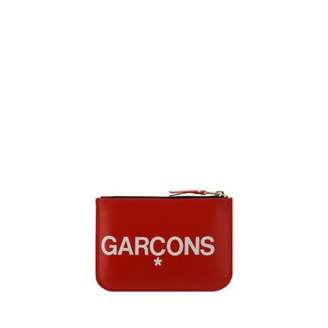 Comme Des Garçons Red Calf Leather Bos Taurus Wallet
