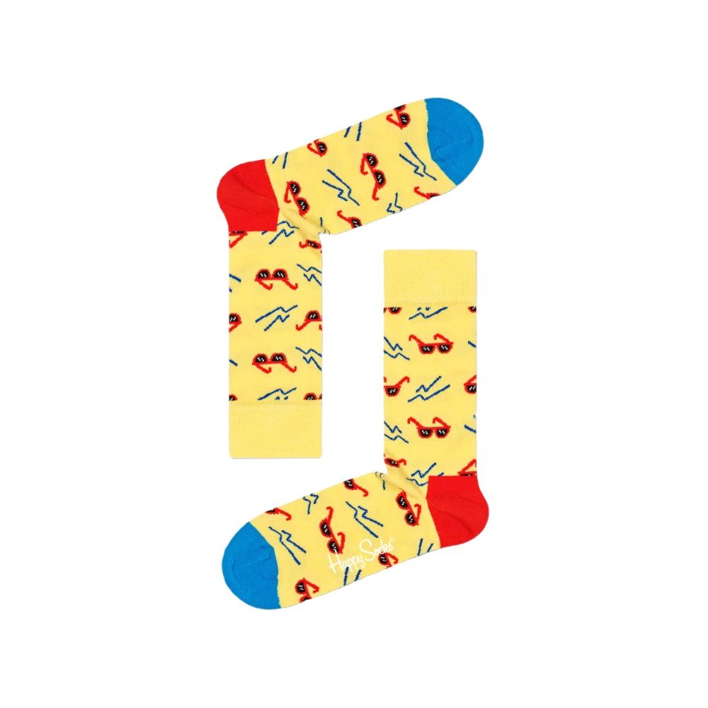 Happy Socks Yellow Cotton Tights & Sock