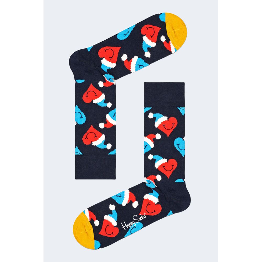 Happy Socks Black Cotton Tights & Sock