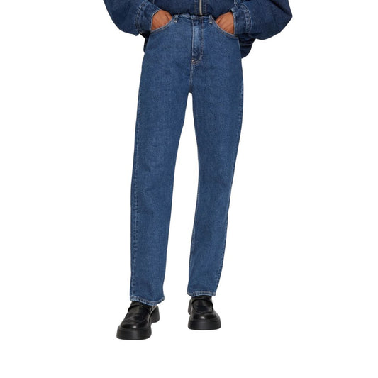 Calvin Klein Jeans Blue Cotton Mom Jeans