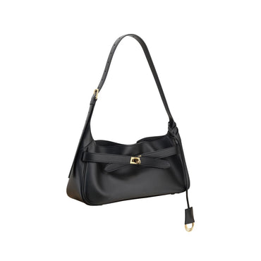 Balenciaga Black Calf Leather Bos Taurus Shoulder Bag
