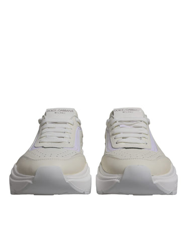 Dolce & Gabbana White Daymaster Low Top Sneakers Shoes