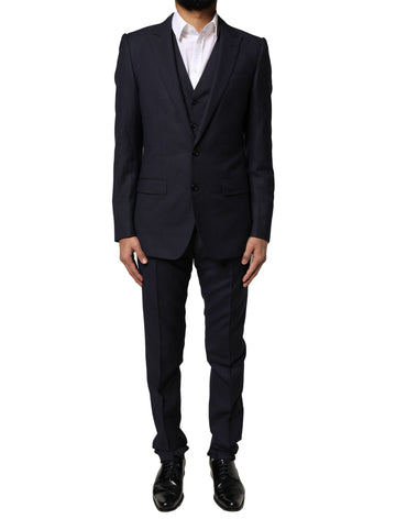 Dolce & Gabbana Black Fantasy MARTINI 3 Piece Formal Suit
