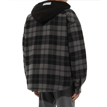 Diego Venturino Gray Cotton Jackets & Coat