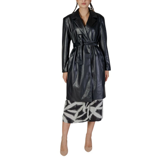 Only Black Polyester Coat