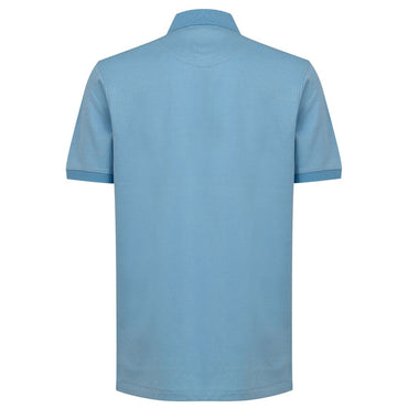 Dunhill Blue Cotton Polo Shirt
