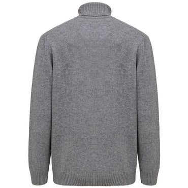 Cruciani Gray Cashmere Turtleneck