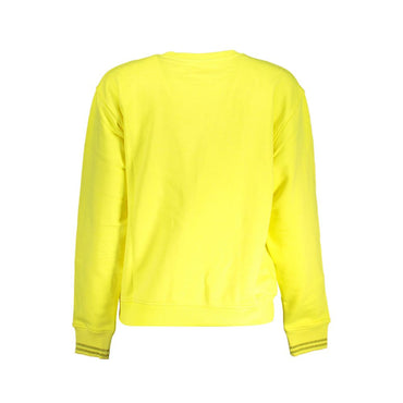 Desigual Yellow Cotton Sweatshirt