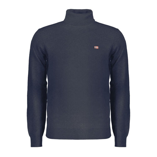 Norway 1963 Blue Wool Men Sweater