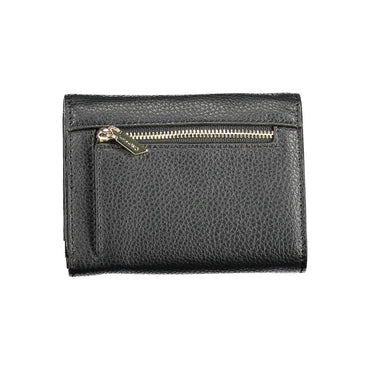 Calvin Klein Black Polyurethane Women Wallet
