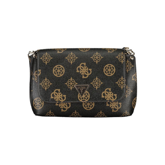 Guess Jeans Marrone Poliuretano Womens Handbag
