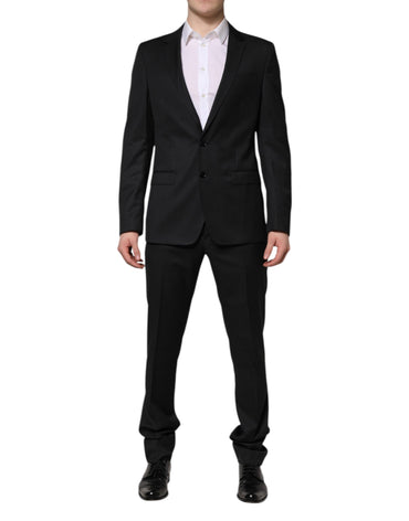Dolce & Gabbana Dark Gray MARTINI 2 Pc Single Breasted Suit