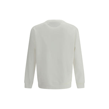 Brunello Cucinelli White Cotton Sweatshirt