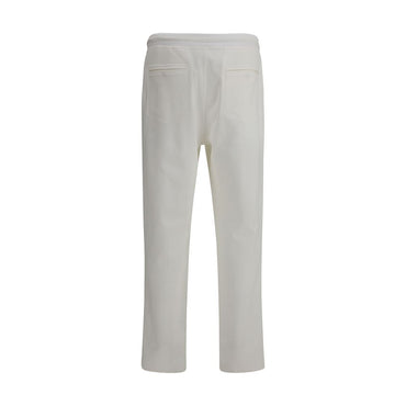 Brunello Cucinelli White Cotton Joggers (Workout Pants)