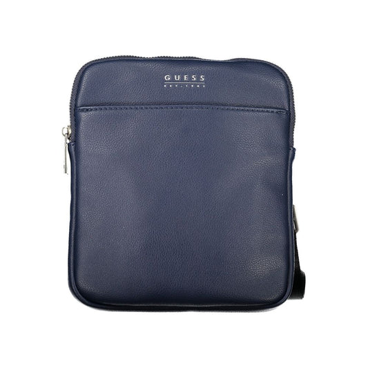 Guess Jeans Blue Polyurethane Men's Shoulder Bag