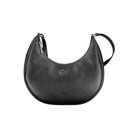 Calvin Klein Black Recycled Polyester Women Handbag