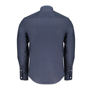 North Sails Blue Organic Cotton Men Shirt
