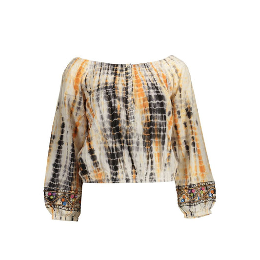 Desigual Beige Cotton T-Shirt