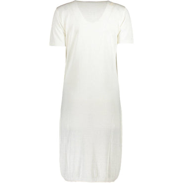 Cavalli Class Bianco Viscosa Women Dress
