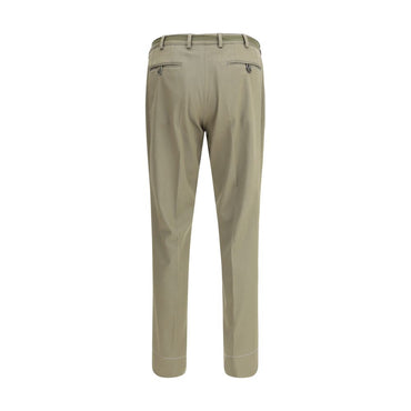Brioni Green Cotton Chino Pants