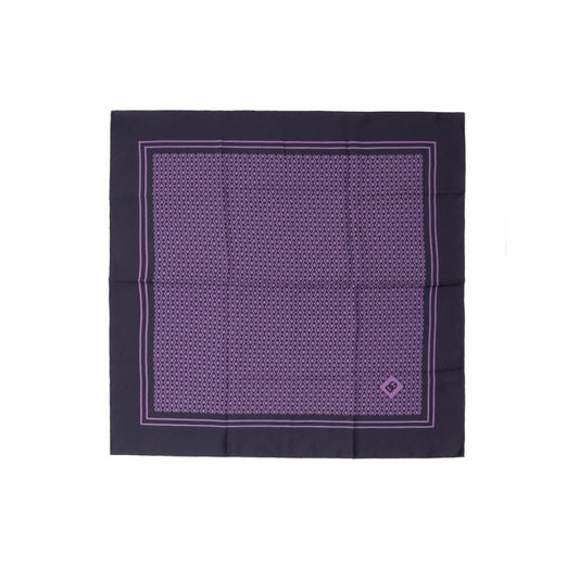 Dolce & Gabbana Purple Silk Pocket Square