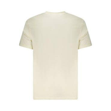 Lee Beige Cotton Men T-Shirt